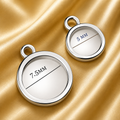 Silver Keepsake Bezel Setting Pendant, Earrings, Bracelets Frame for Resin and Cabochon