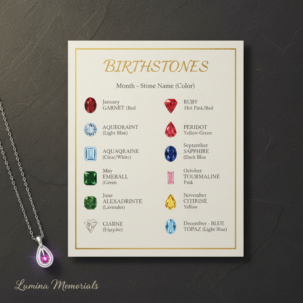 Birthstone Chart